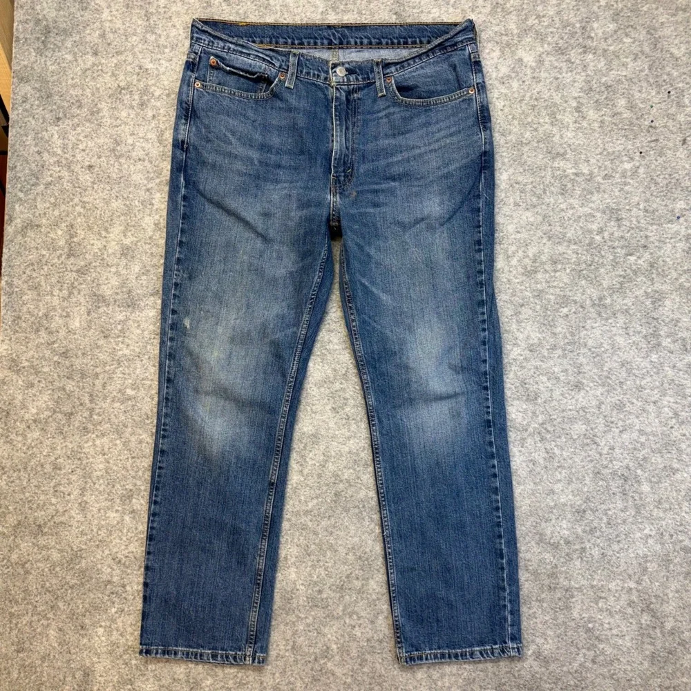 Lot of 3 Levi's 541 514 Jeans Men's 36x30 Blue Denim Work Pants Bundle